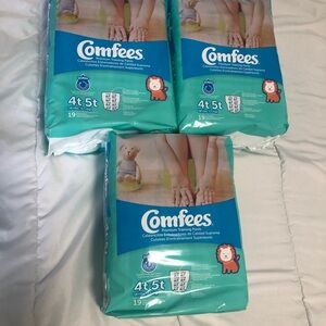 Comfees Training Pants for toddlers and big kids 4T-5T | 3 Packs of 19 count |